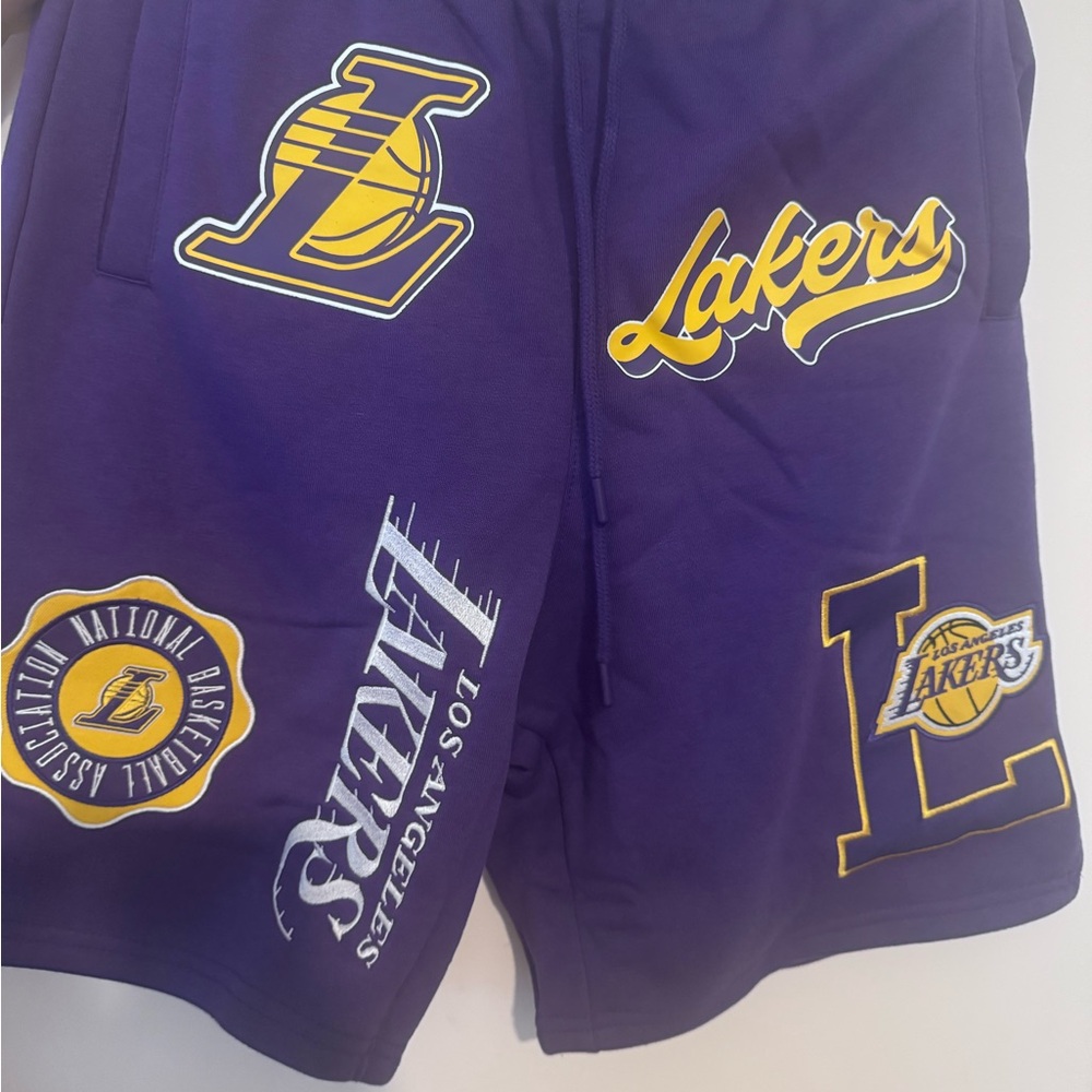 Los Angeles Lakers Men's Athletic Shorts - Purple/Gold